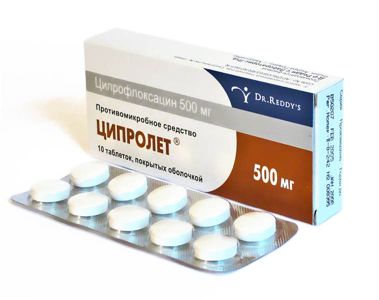 Ципролет при ангине